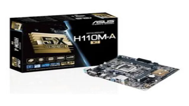 asus h110m a m 2 motherboard review