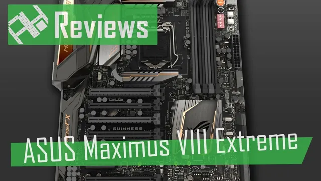 asus maximus viii extreme motherboard review