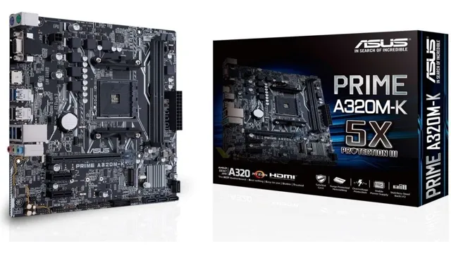 asus prime a320m-k am4 motherboard review