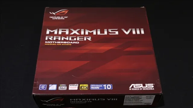 asus rog maximus viii ranger motherboard review
