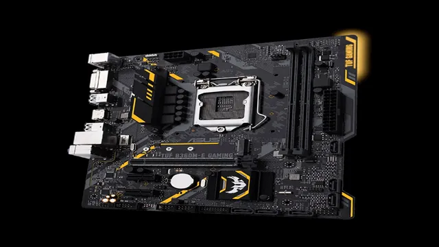 asus tuf b360m e gaming motherboard review