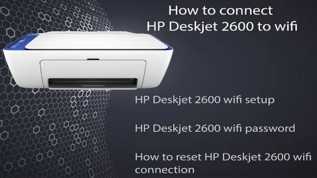 how to connect my hp 2600 printer to wifi