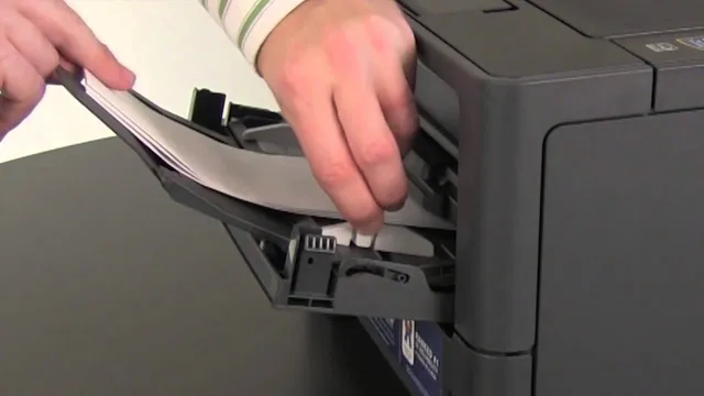 how to put paper in brother printer