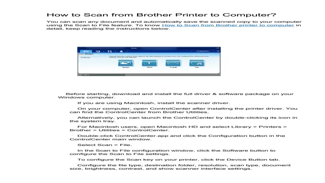 how to scan from brother printer to phone