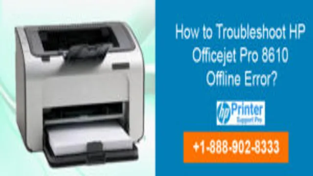 hp 8610 printer troubleshooting