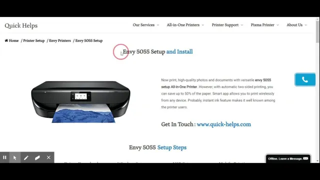 hp envy 5055 printer driver