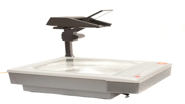 an overhead projector