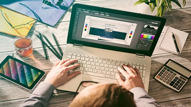 graphic design software laptop