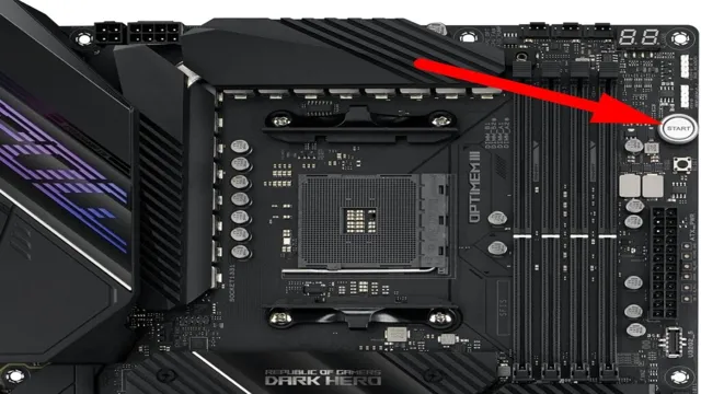 how to turn on motherboard without case