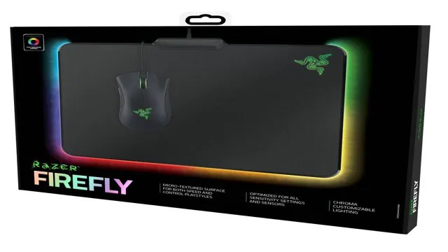 razer firefly hard gaming mouse mat