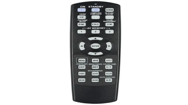 mitsubishi projector remote