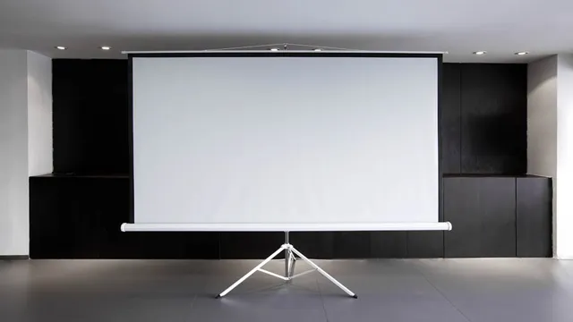 projector blue screen