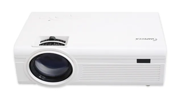 white projector