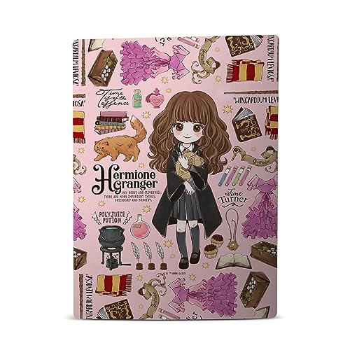 Head Case Designs Officially Licensed Harry Potter Hermione Pattern Graphics Vinyl Faceplate Gaming Skin Decal Compatible With Sony PlayStation 5 PS5 Disc Edition Console & DualSense Controller
