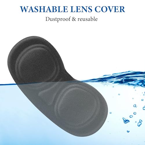 Geekria Sweat Proof Silicone Face Cover Pad Compatible with Pico Neo 4, Washable Lightproof Anti-Leakage, VR Headset Replacement Accessories (White)