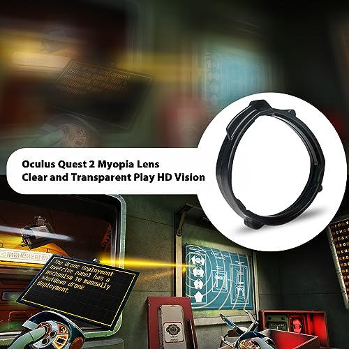 OD&OS Glasses Lenses Insert for Oculus Quest 2 Headset, Professional OD&OS Glasses Lenses for Quest 2, Frame Plus Lens Combination (SPH: