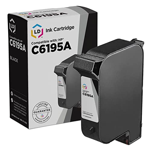 LD Products Remanufactured Ink Cartridge Replacement for HP C6195A (Fast-Dry Black) for use in HP AstroJet: 1000