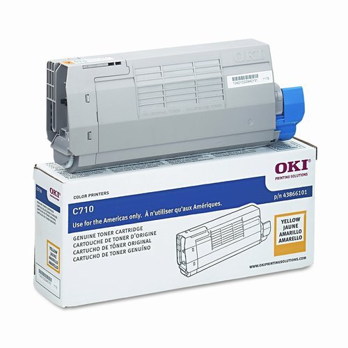 OKI 43866101 Yellow Toner Cartridge