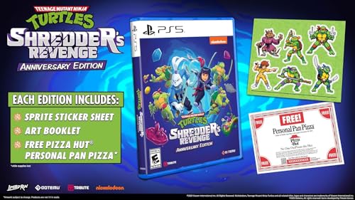 Teenage Mutant Ninja Turtles: Shredder's Revenge Anniversary Edition (includes Dimension Shellshock DLC) - PlayStation 5