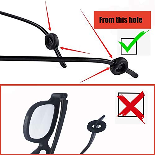 MOLDERP Glasses Ear Grip - Eyeglasses Temple Tip Sleeve Retainer,Anti-Slip Comfort Glasses Retainers For Spectacle Sunglasses Reading Eyewear