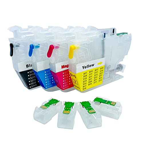 LC3011 LC3013 Empty Refillable Ink Cartridges Compatible with Brother MFC