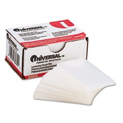 (3 Pack Value Bundle) UNV84642 Clear Laminating Pouches