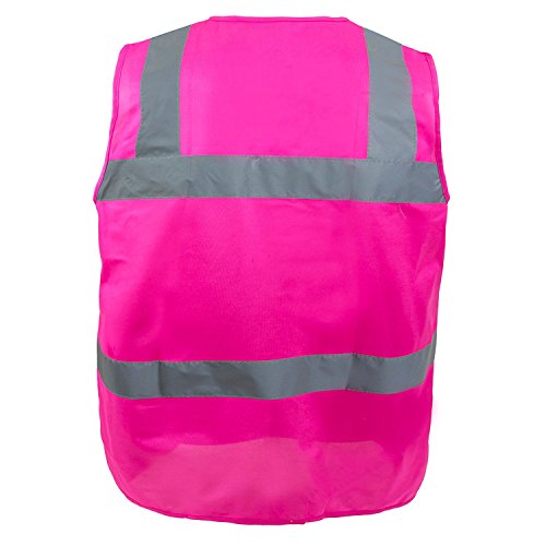 New York Hi-Viz Workwear RK Safety PK0430 ANSI/ISEA Class 2 Certified Female Safety Vest (Pink
