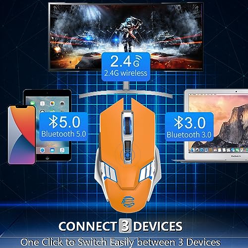 SHUNJINRUN Bluetooth Wireless Gaming Mouse