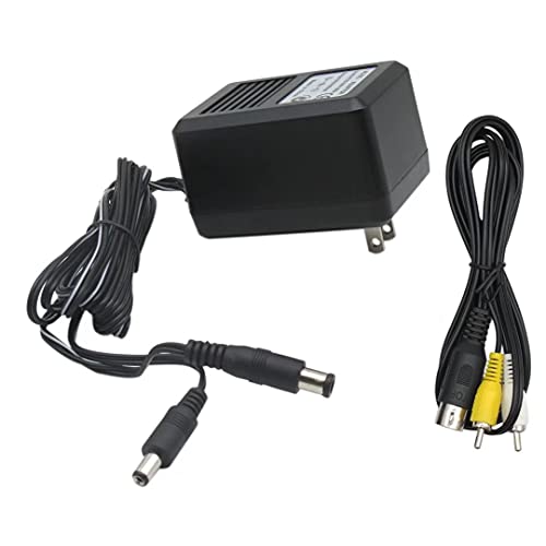 Premium AV Cable & AC Power Cord Bundle for SEGA Genesis 1 (Model: 1601)