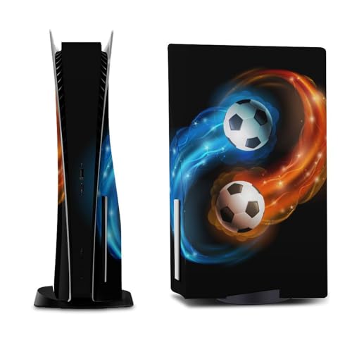 AoHanan Soccer Ball 5 Skin Controller Accessories Cover Skins Anime Vinyl Cover Sticker Full Set for 5 Disc Edition
