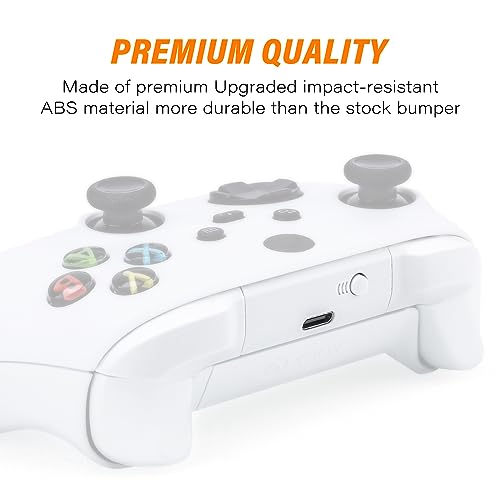 TOMSIN Bumpers Replacement LB RB Button for Xbox Series X/S Controllers