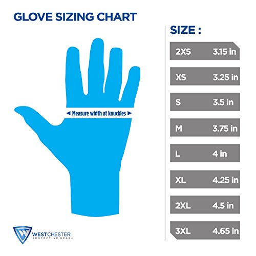 West Chester HVY713NFB Hi-Vis Polyester Gloves - Large, Yellow, Palm Coated Gloves with Nitrile Foam