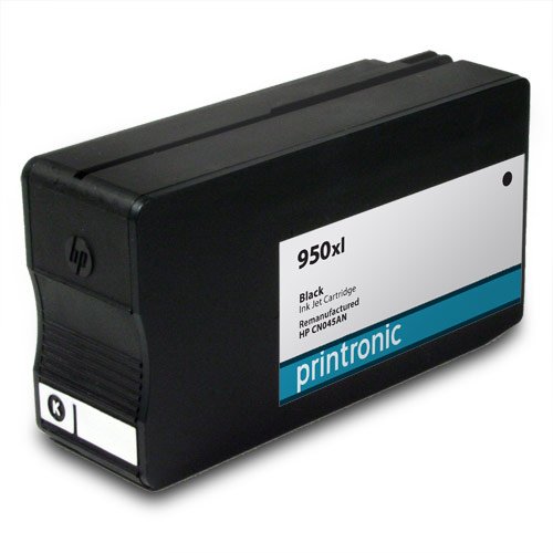 Printronic Remanufactured Ink Cartridge Replacement for HP 950xl CN045AN for OfficeJet Pro 251dw 276dw 8100 8600 8600 (2 Pack)