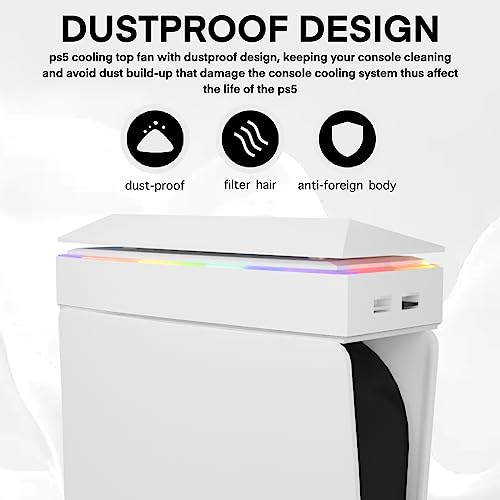 Dustproof PS5 Cooling Fan