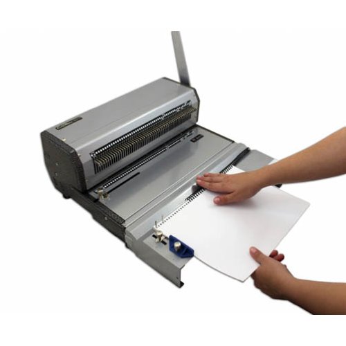 Akiles Heavy Duty Coilmac-M 41 Coil Binding Machine & Punch with EZ Inserting Table 13-inch