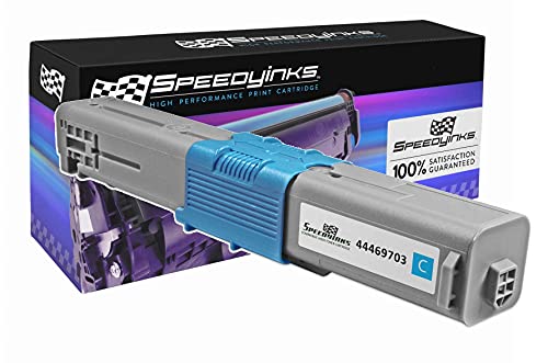 SPEEDYINKS Speedy Inks Compatible Toner Cartridge Replacement for Okidata 44469703 Type C17 (Cyan) Compatible with Oki C530dn C531dn MC561 MC562w MC890 MC950 MC950 MFP