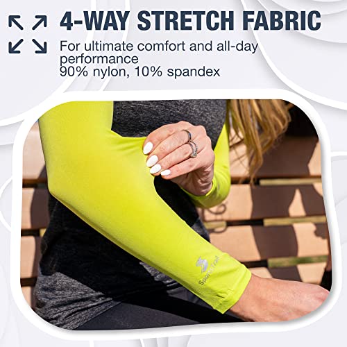 SportsTrail Cooling Arm Sleeves for Men & Women – Breathable, Moisture-Wicking, Sun Protection for Sports, Basketball, Football, Running, Golf, Cycling, Volleyball Arm Sleeves for Women, Men & Youth