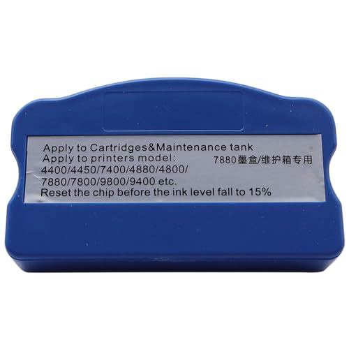 H-E Universal Chip Resetter Compatible with Epson Wide Format 4800/4880 / 7600/7800 / 7880/9600 / 9800/4000 / 4400 Printer Ink Cartridge Chip Resetter
