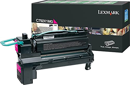 Lexmark™ C792X1MG Return Program Extra-High-Yield Magenta Toner Cartridge