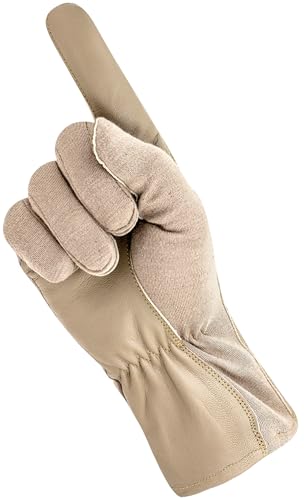 ONETAC OUTDOOR NOMEX FLIGHT FLYER PILOT OPERATOR DUTY GLOVES BLACK, GREEN, TAN (TAN, X-LARGE)