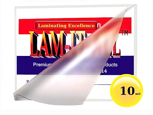 10 Mil Mini Menu Laminating Pouches 11