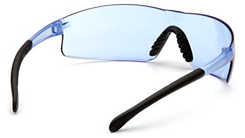 Pyramex S7260S Provoq Safety Eyewear Infinity Blue Lens Black Temples